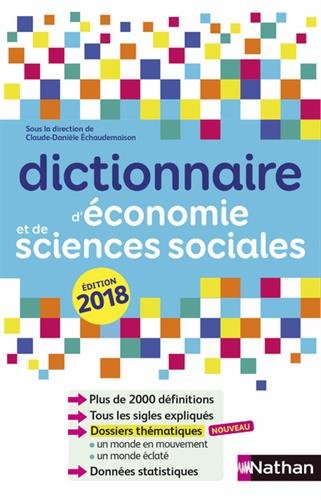 Dictionnaire D'économie Et De Sciences Sociales