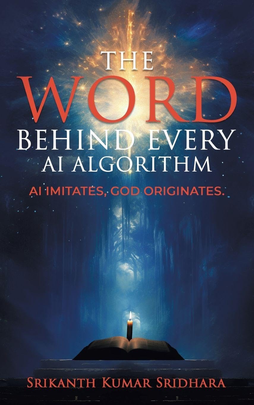 The Word Behind Every AI Algorithm: AI Imitates, God Originates.