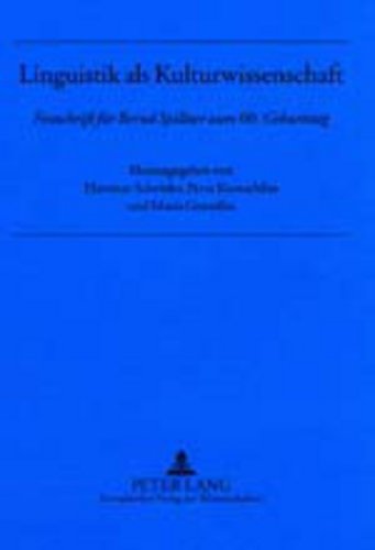 Linguistik als Kulturwissenschaft: Festschrift für Bernd Spillner zum 60. Geburtstag