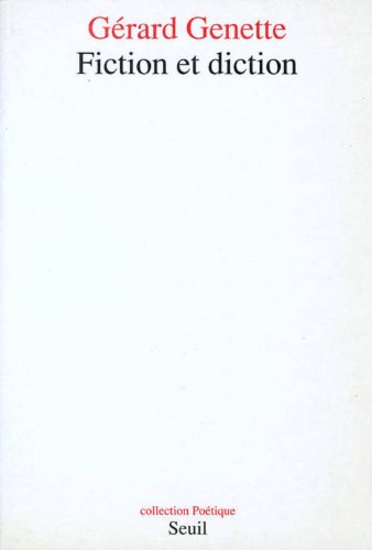 Fiction Et Diction (poetique)