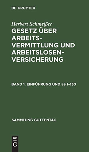 Einführung und §§ 1–130 (Sammlung Guttentag, 165, Band 165)