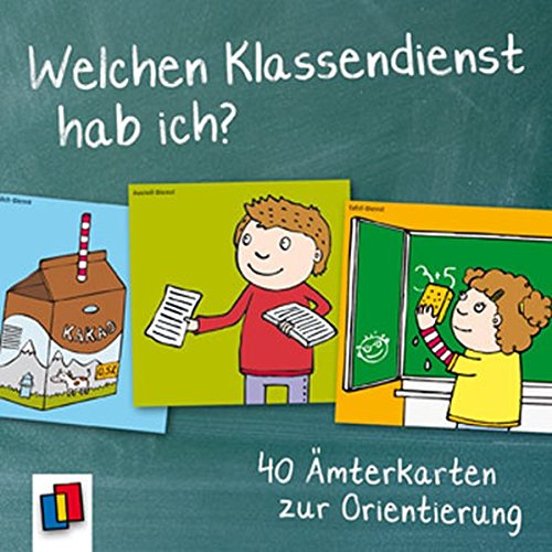 Welchen Klassendienst hab ich? 40 Karten - Redaktionsteam Verlag an der Ruhr Jens Kirschner Box