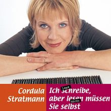 Ich schreibe, aber lesen müssen Sie selbst