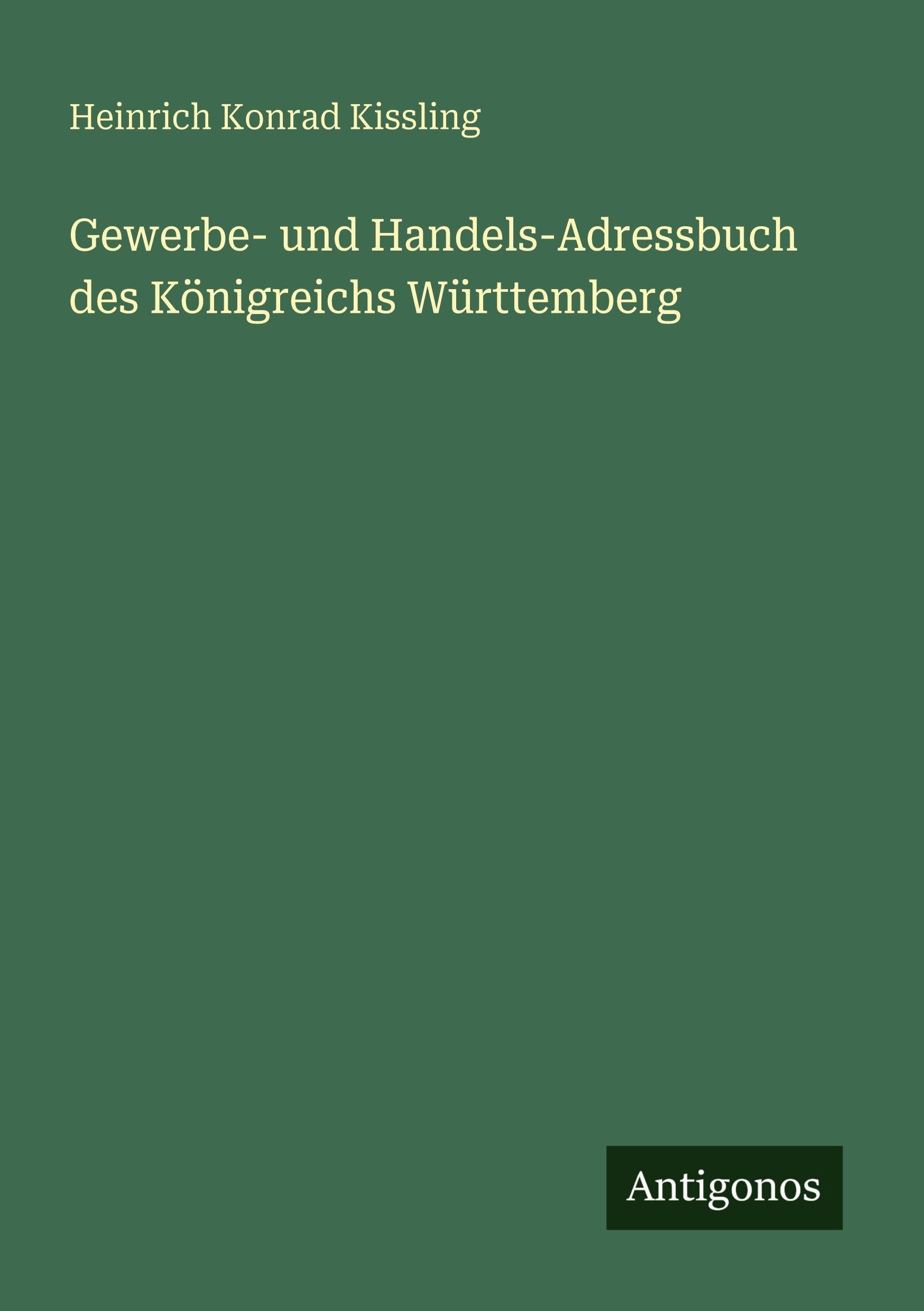Gewerbe- und Handels-Adressbuch des Königreichs Württemberg