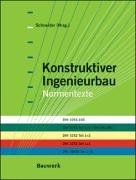 Konstruktiver Ingenieurbau. Normentexte: DIN 1045-1 Beton- und Stahlbetonbau Teil 1 u. 2 /  DIN EN 206-1. /  DIN 1052 Holzbau Teil 1 u. 2. DIN 1053-1 ... u. 2. DIN 1055-100 Einwirkungen auf Tragwerke