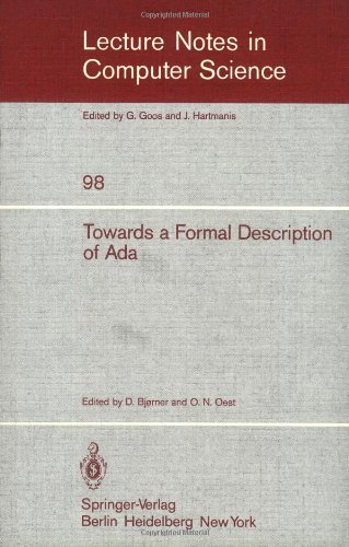 Towards a Formal Description of Ada (Lecture Notes in Computer Science)