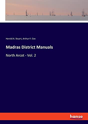 Madras District Manuals: North Arcot - Vol. 2