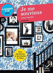 Je me souviens : anthologie : 2015-2017