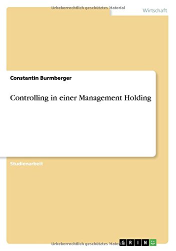 Controlling in einer Management Holding