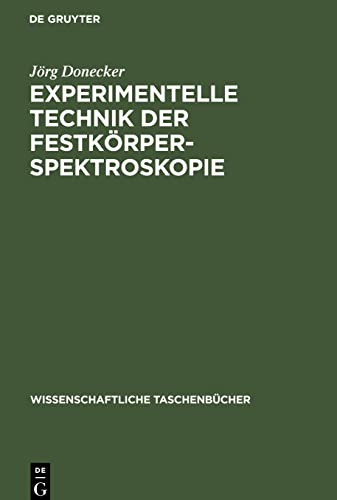 Experimentelle Technik der Festkörperspektroskopie