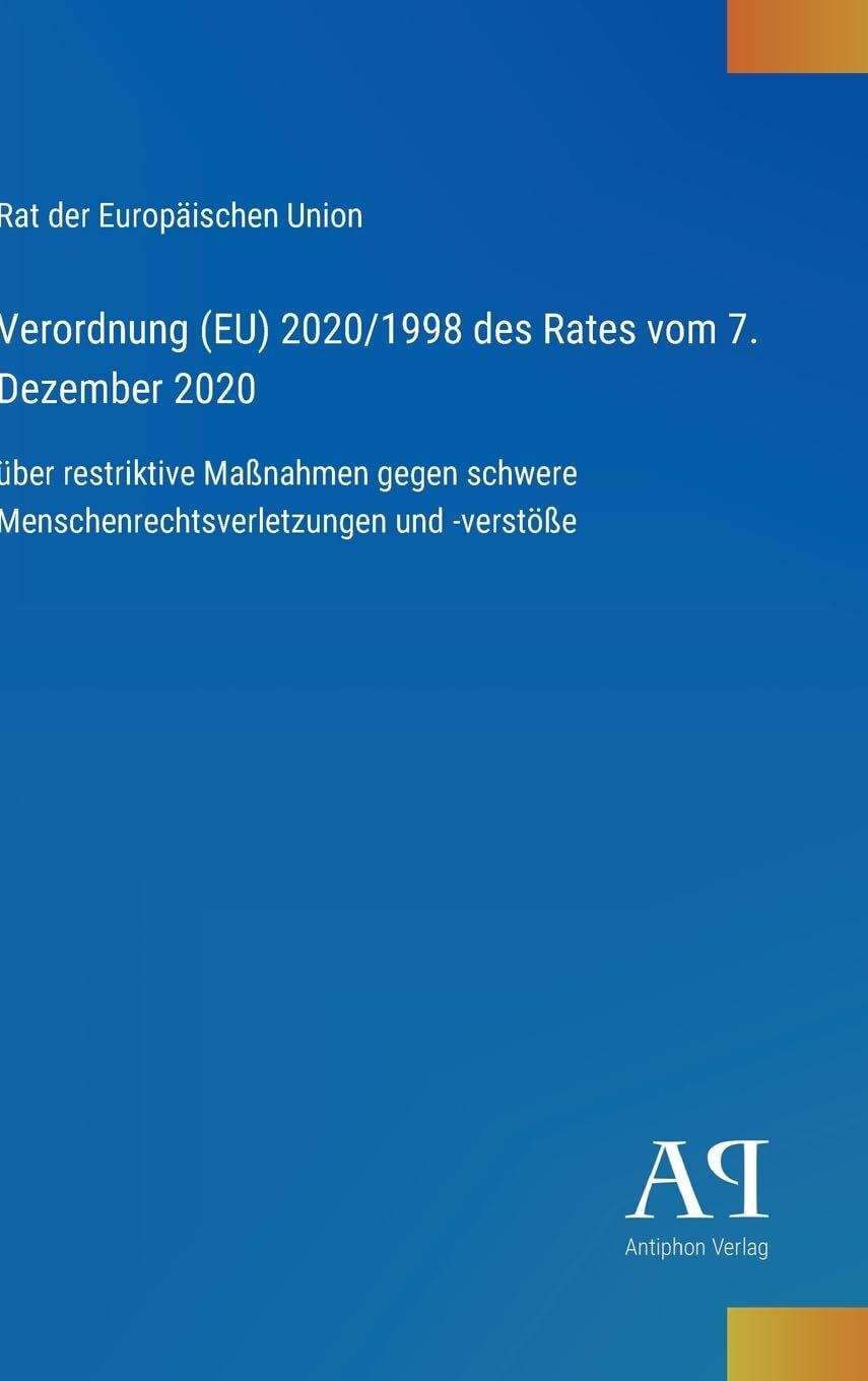 Verordnung (EU) 2020/1998 des Rates vom 7. Dezember 2020