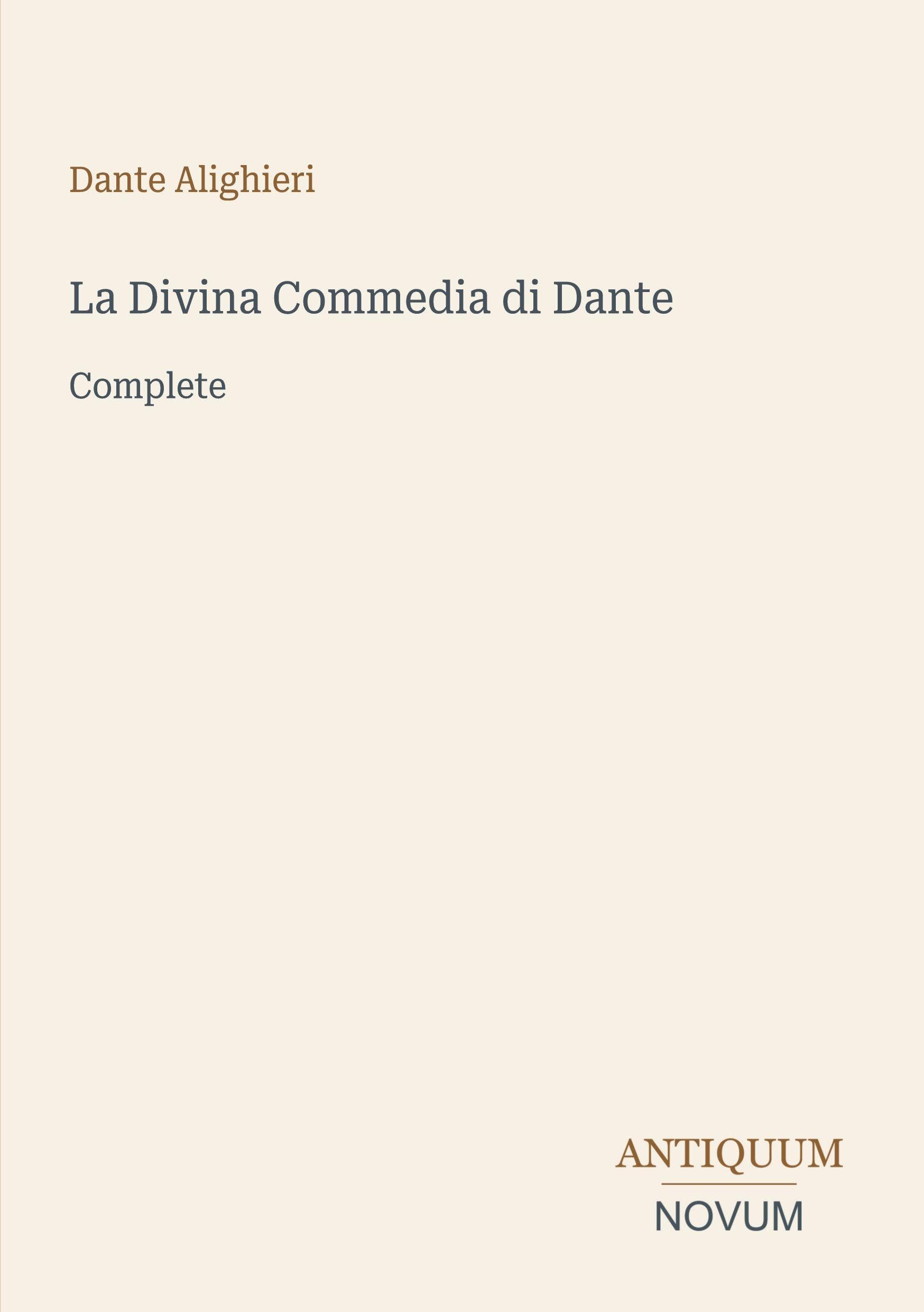 La Divina Commedia di Dante