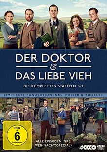 Der Doktor und das liebe Vieh - Die kompletten Staffeln 1+2. Fanedition inkl. Booklet & Poster LTD. von Polyband/WVG | DVD | Zustand sehr gut