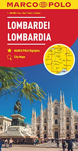 MARCO POLO Regionalkarte Italien 02 Lombardei Oberitalienische Seen 1200000 Karte (im Sinne von Landkarte)