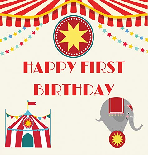 First birthday guest book (Hardcover): Birthday guest book, first birthday book, party and birthday celebrations decor, memory book, 1st birthday, ... guestbook, celebration parties, message