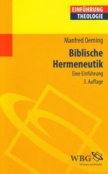 Biblische Hermeneutik: Eine Einführung