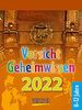 Vorsicht Geheimwissen 2022: Tages-Abreisskalender für Kinder voller Wissen, Ideen und Spiele I Aufstellbar I 12 x 16 cm