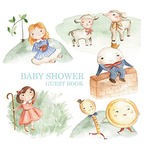 Bell, Lulu And Nursery Rhyme Baby Shower Guest Book