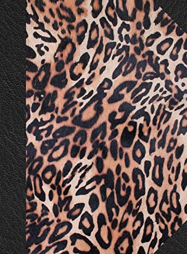 Notary Journal: Hardbound Public Record Book for Women, Logbook for Notarial Acts, 390 Entries, 8.5 x 11, Leopard Print Cover