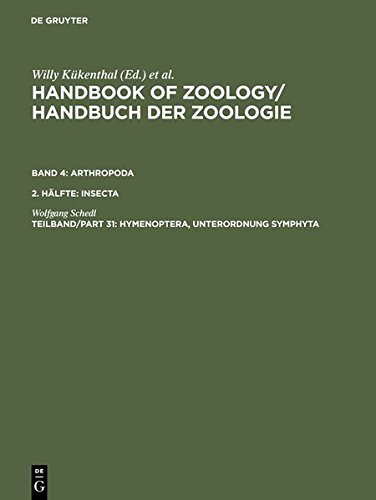 Handbook of Zoology/ Handbuch der Zoologie. Arthropoda. Insecta: Hymenoptera, Unterordnung Symphyta: Pflanzenwespen