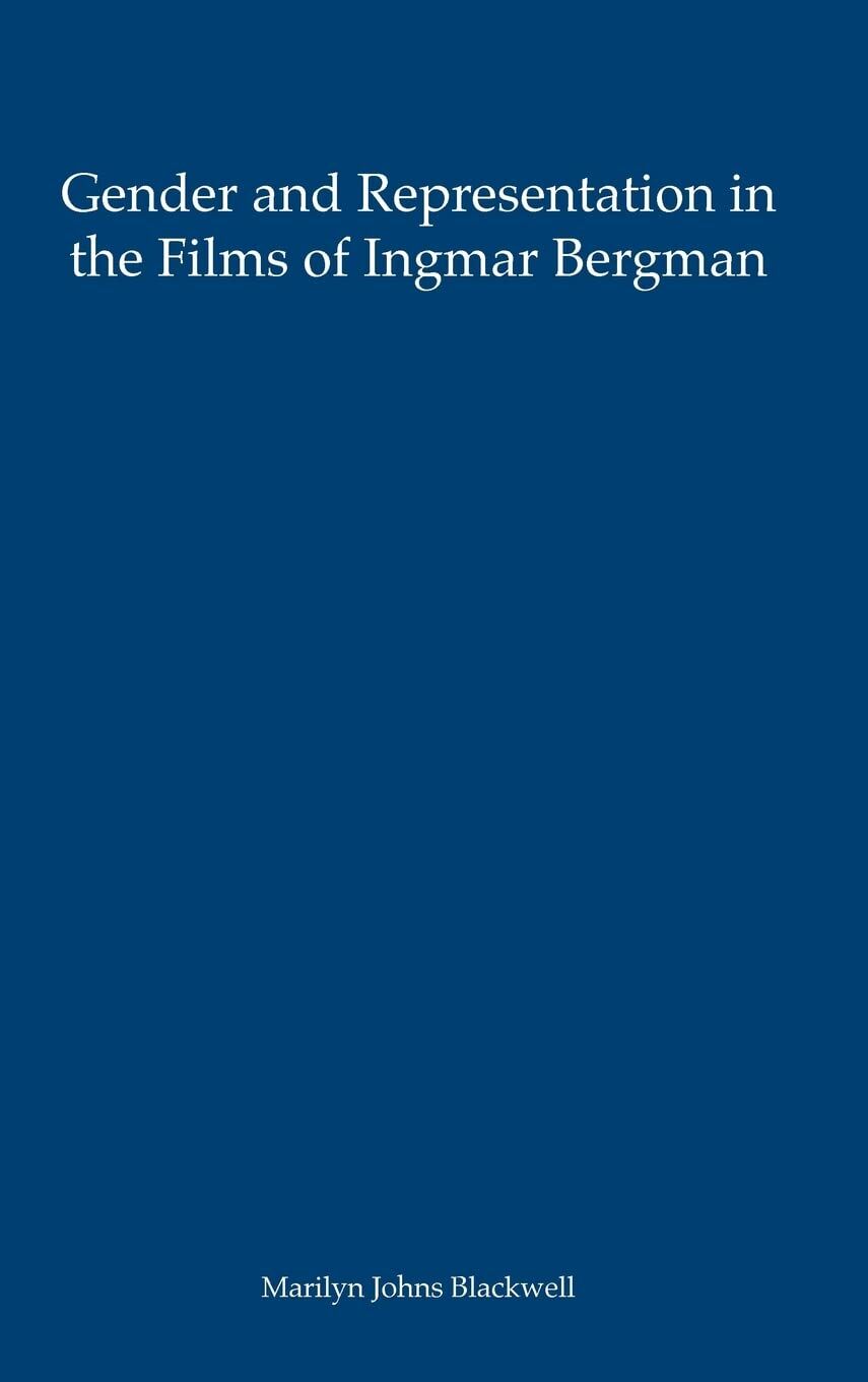Gender and Representation in the Films of Ingmar Bergman