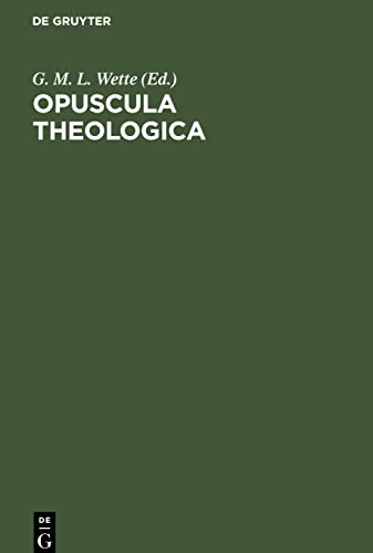 Opuscula theologica