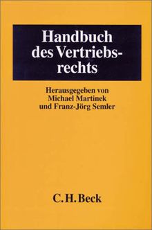 Handbuch des Vertriebsrechts