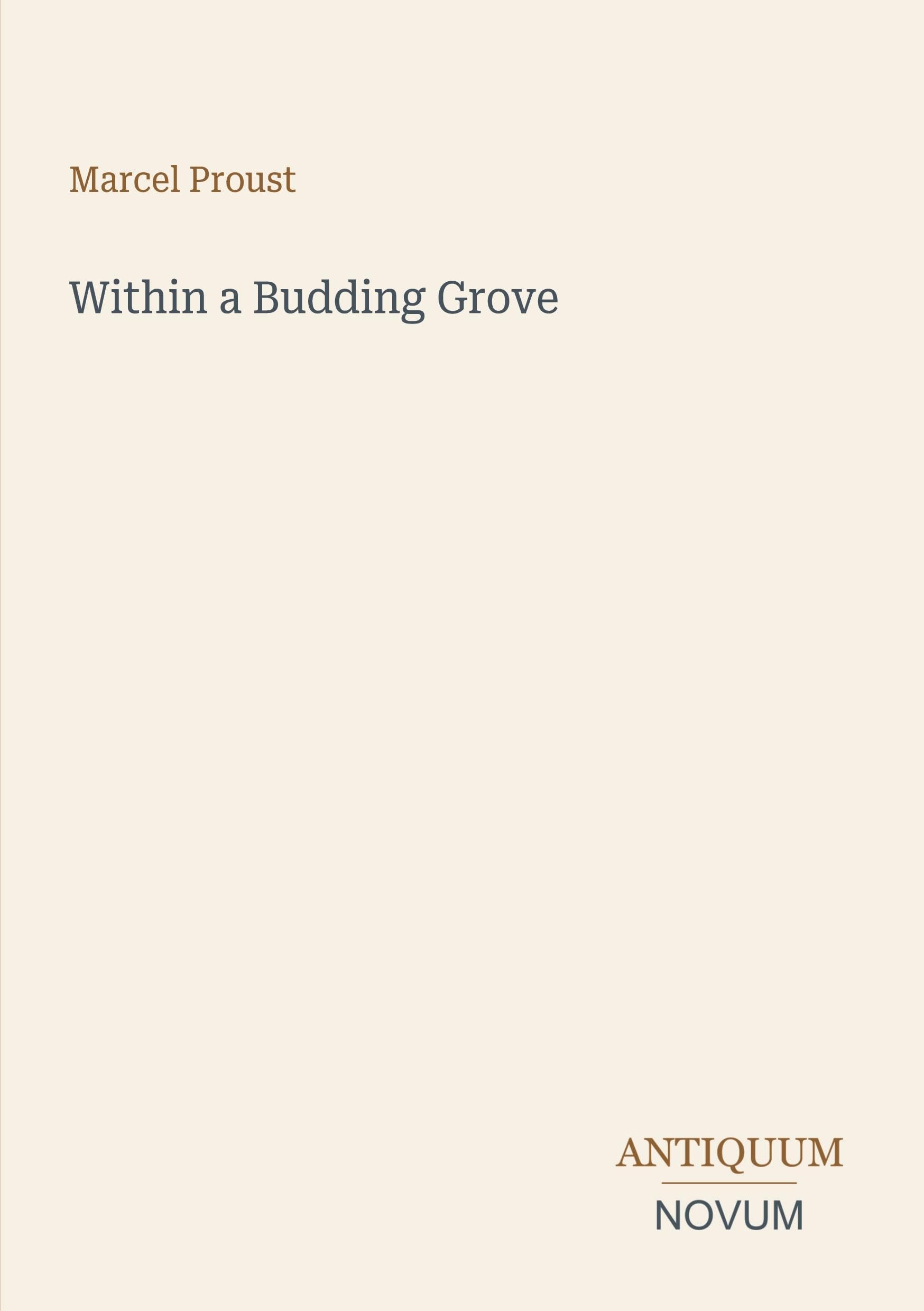 Within a Budding Grove