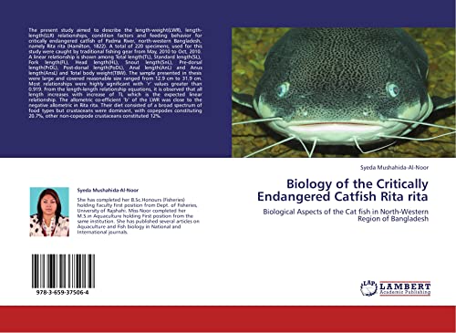 Biology of the Critically Endangered Catfish Rita rita: Biological Aspects of the Cat fish in North-Western Region of Bangladesh