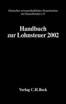 Handbuch zur Lohnsteuer 2002