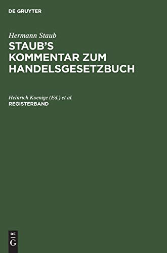 Registerband (Hermann Staub: Staub’s Kommentar zum Handelsgesetzbuch)