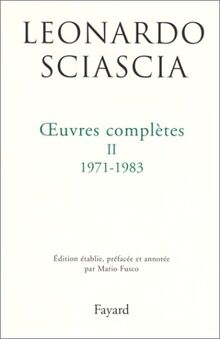 Oeuvres complètes. Vol. 2. 1971-1983