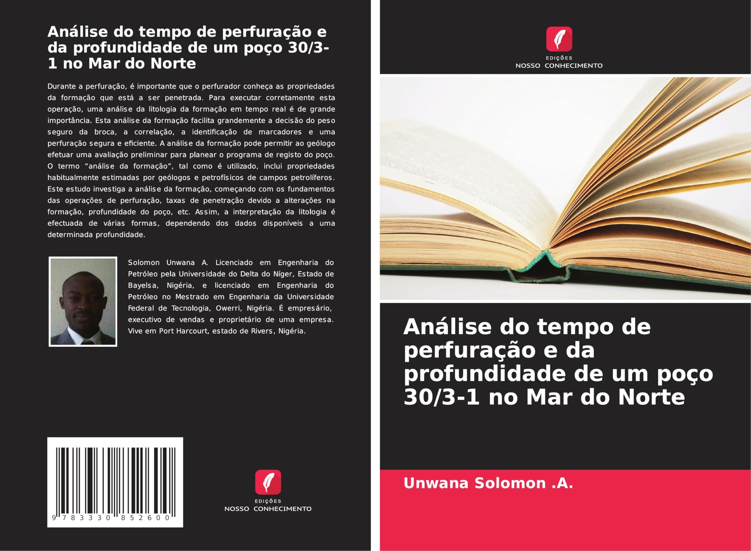 Análise do tempo de perfuração e da profundidade de um poço 30/3-1 no Mar do Norte