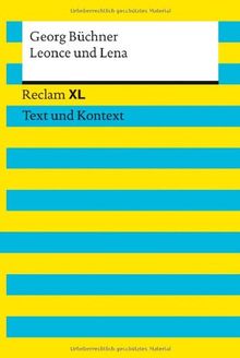 Leonce und Lena: Reclam XL - Text und Kontext von Büchner, Georg | Buch | Zustand gut