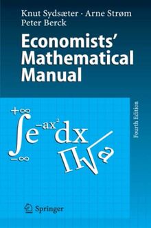 Economists' Mathematical Manual