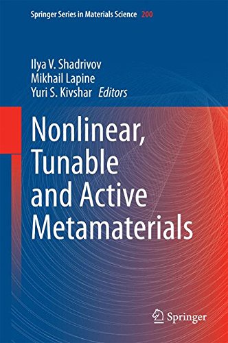 Nonlinear, Tunable and Active Metamaterials (Springer Series in Materials Science)