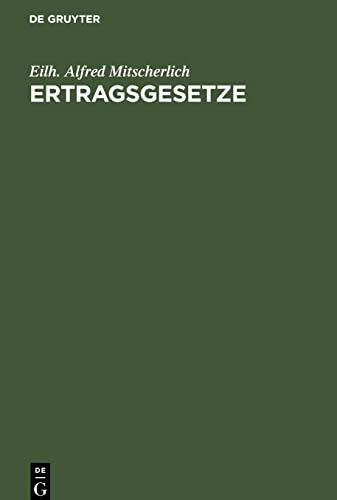 Ertragsgesetze