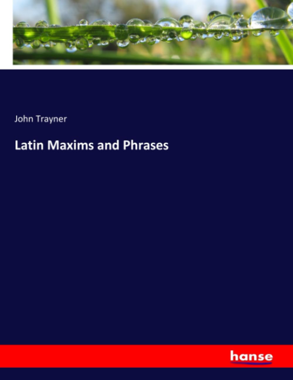 Latin Maxims and Phrases: DE