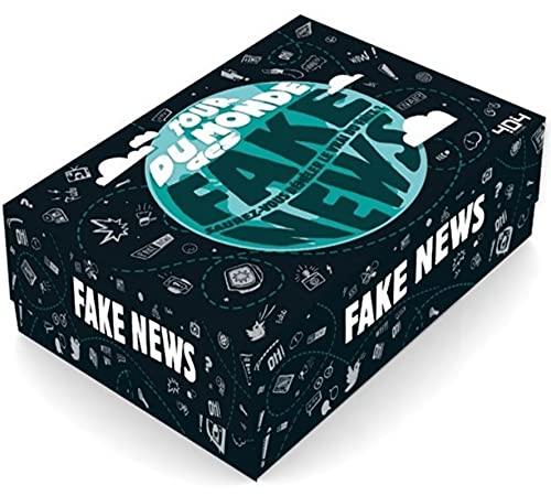 JULIEN TELLOUCK Tour du monde des fake news - Jeu de soci&eacute;t&eacute; d'ambiance de 2 &agrave; 6 joueurs - D&egrave;s 14 ans