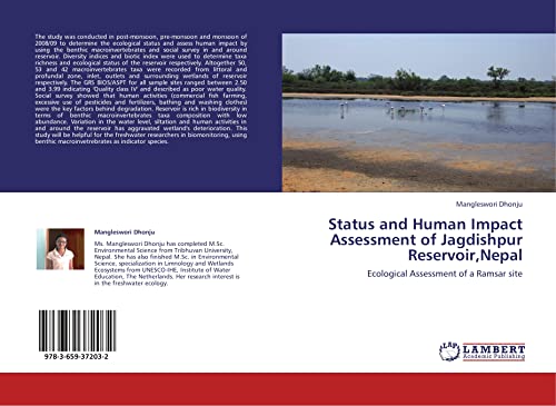 Status and Human Impact Assessment of Jagdishpur Reservoir,Nepal: Ecological Assessment of a Ramsar site