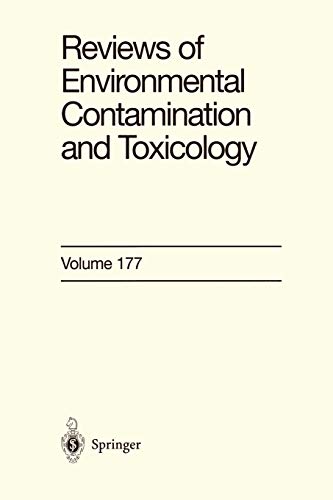 Reviews of Environmental Contamination and Toxicology: Continuation Of Residue Reviews (Reviews of Environmental Contamination and Toxicology, 177, Band 177)