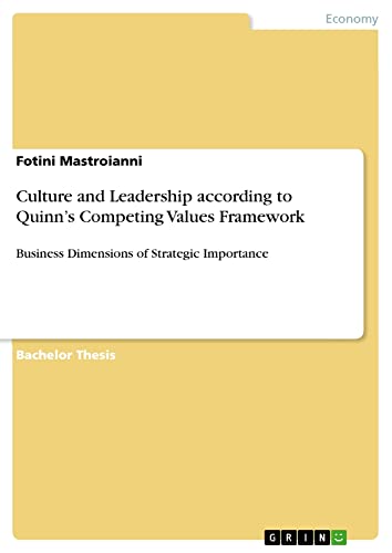 Culture and Leadership according to Quinn¿s Competing Values Framework: Business Dimensions of Strategic Importance