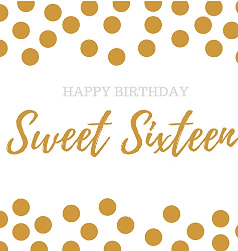 Happy 16th Birthday Guest book Sweet Sixteen: Guest book, party and birthday celebrations decor, memory book, scrapbook, 16th birthday guest book, ... guestbook, celebration parties, message