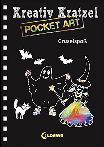 Kreativ-Kratzelbuch   Kreativ-Kratzel Pocket Art Gruselspaß Kartoniert (TB)