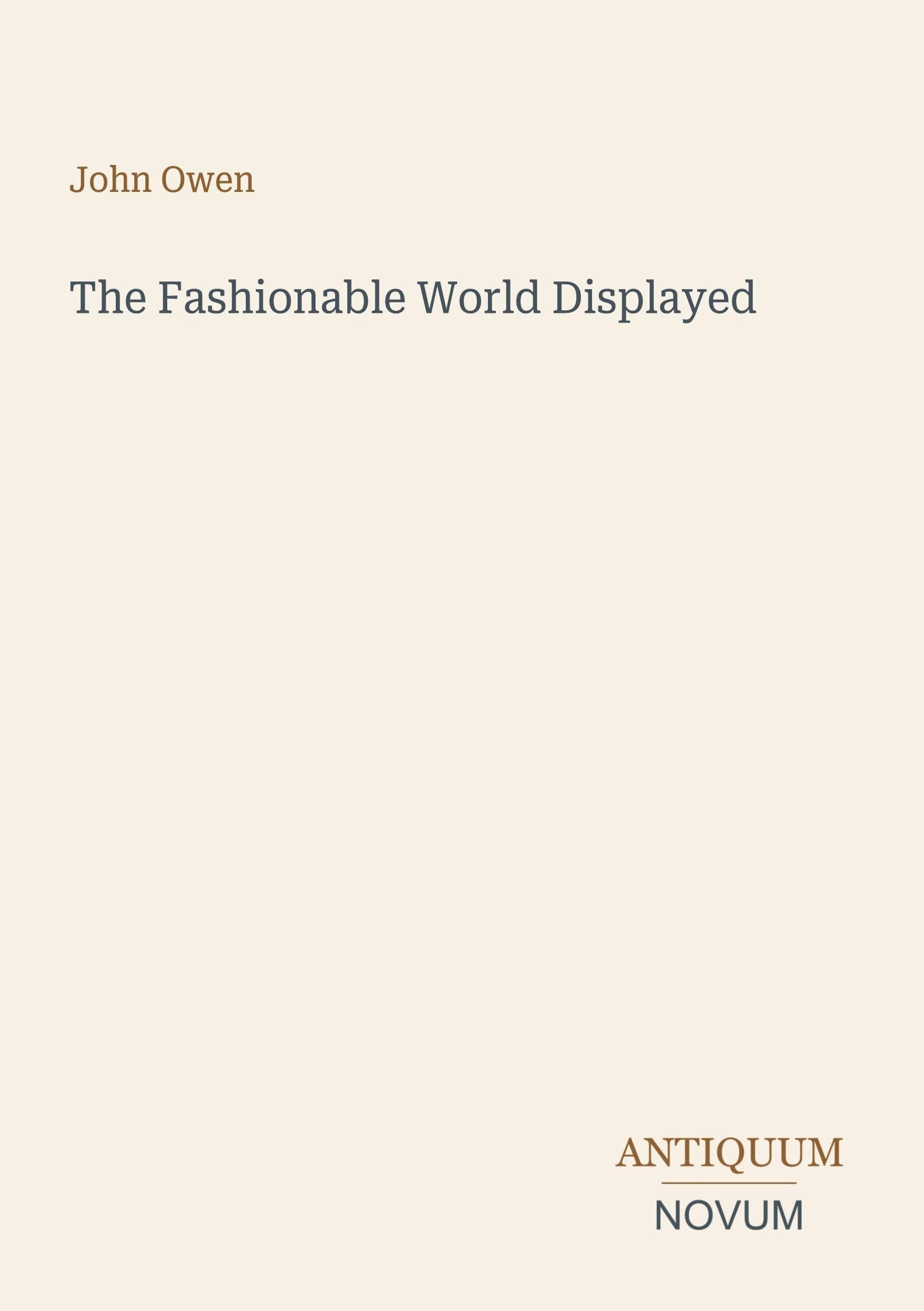 The Fashionable World Displayed