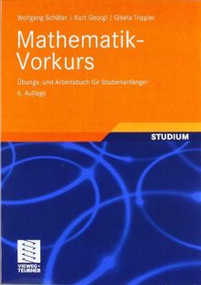 Mathematik-Vorkurs: Übungs- und Arbeitsbuch für Studienanfänger