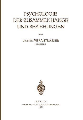 Psychologie der Zusammenhänge und Beziehungen