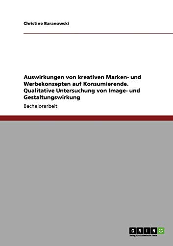 Auswirkungen von kreativen Marken- und Werbekonzepten auf Konsumierende. Qualitative Untersuchung von Image- und Gestaltungswirkung