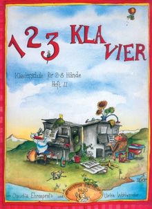 1 2 3 Klavier Klavierschule für 2 - 8 Hände. Heft 2 (EB 8620)