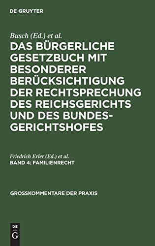 Familienrecht (Großkommentare der Praxis)